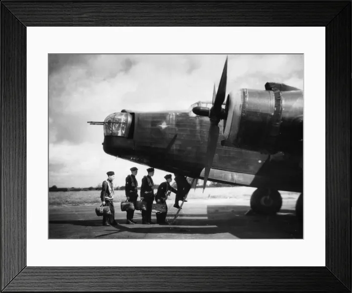 Framed Print : As part of their training, Air Training Corps cadets were privileged to visit a Bomber Framed Print : As part of their training, Air Training Corps cadets were privileged to visit a Bomber