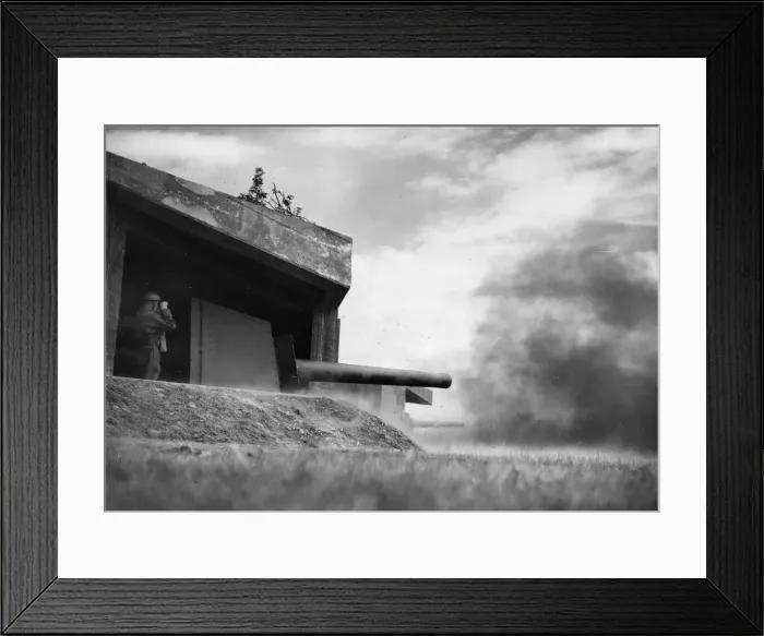 Framed Print : Defences of the East Coast of Great Britain during the second World War Framed Print : Defences of the East Coast of Great Britain during the second World War