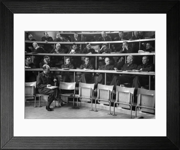 Framed Print : Anglo - American Medical Conference in Brussels, Belgium during the Second World War Framed Print : Anglo - American Medical Conference in Brussels, Belgium during the Second World War
