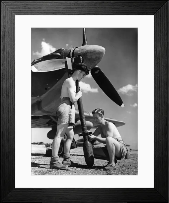 Framed Print : RAF Balkans Air Force provides air support to Marshall Tito