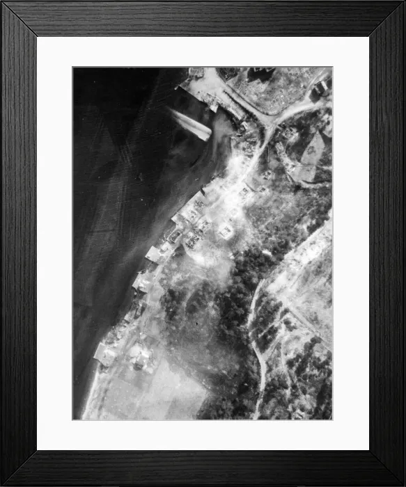 Framed Print : R. A. F. raids on Bergen. May 1940 Framed Print : R. A. F. raids on Bergen. May 1940