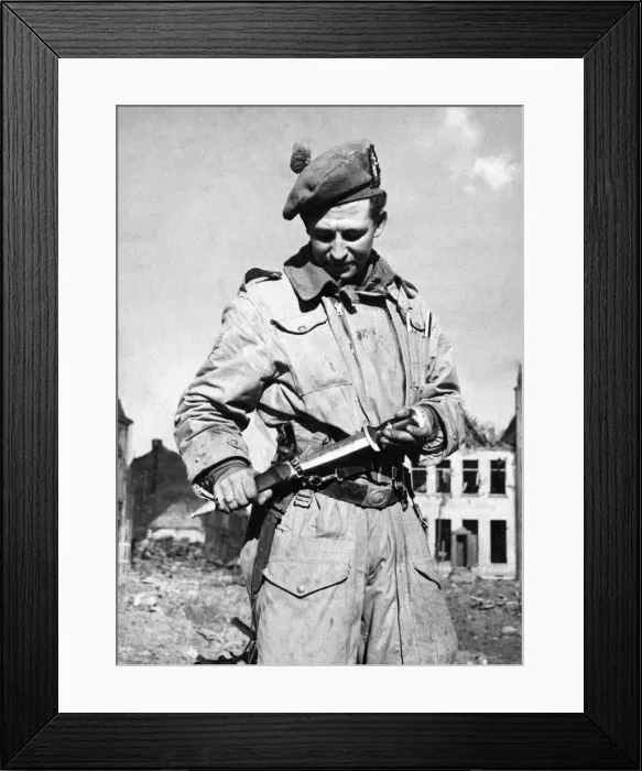 Framed Print : By the evening of February 21st, 1945, British troops had cleared the German town of Framed Print : By the evening of February 21st, 1945, British troops had cleared the German town of