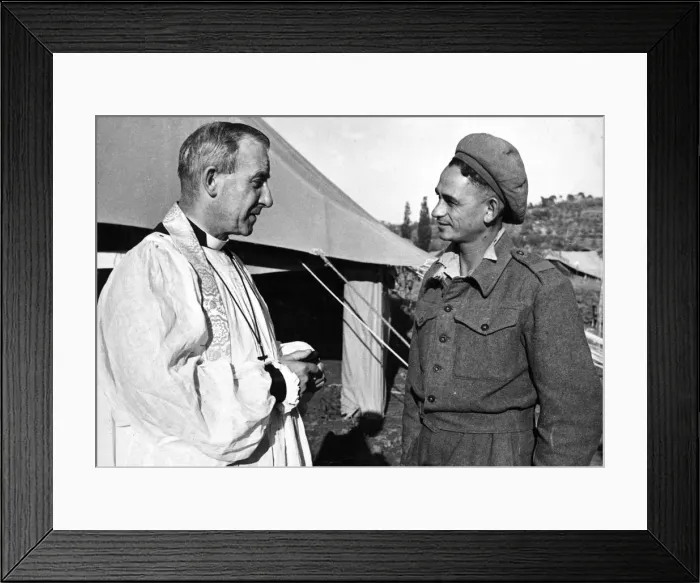 Framed Print : The Bishop of Portsmouth in Italy talking with M. T. Shepard Framed Print : The Bishop of Portsmouth in Italy talking with M. T. Shepard
