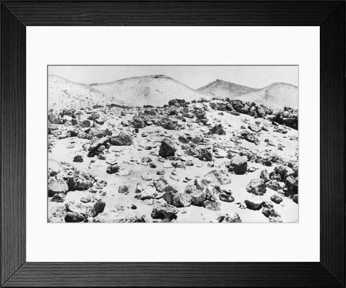 Framed Print : The Qattara Depression was created by the interplay of salt weathering and wind erosion Framed Print : The Qattara Depression was created by the interplay of salt weathering and wind erosion