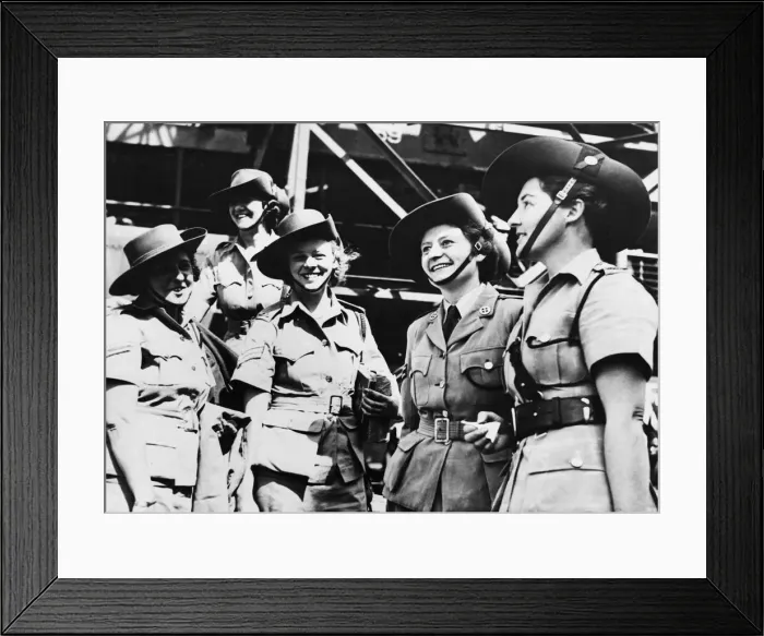 Framed Print : East African W. T. S. troops leave for service in India and Sri Lanka