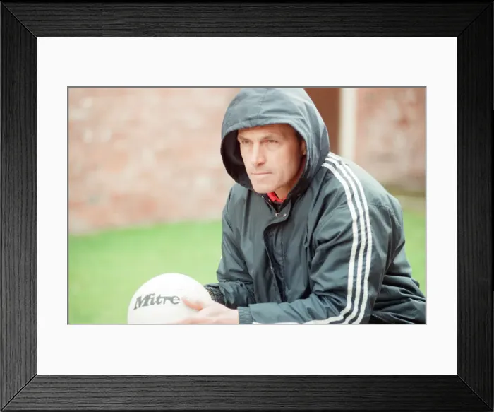 Framed Print : Dario Gradi, Crewe Alexandra Manager, Wednesday 19th February 1997 Framed Print : Dario Gradi, Crewe Alexandra Manager, Wednesday 19th February 1997