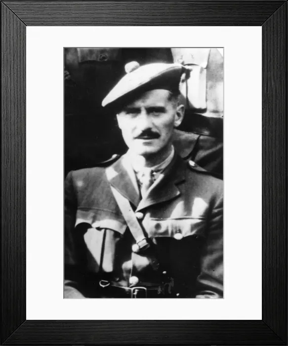 Framed Print : Canadian Major Andrew Thompson Law, awarded the DSO for his operations in Dieppe Framed Print : Canadian Major Andrew Thompson Law, awarded the DSO for his operations in Dieppe