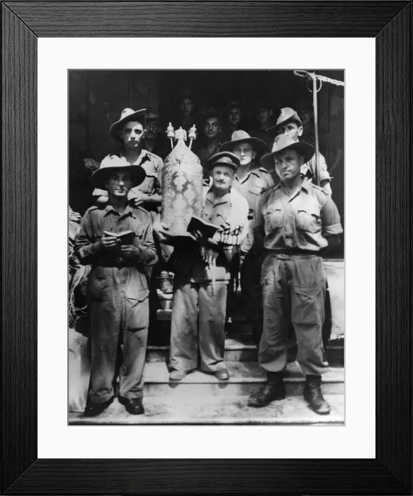 Framed Print : The Jewish Community holds its first service in Rangoon, Burma Framed Print : The Jewish Community holds its first service in Rangoon, Burma
