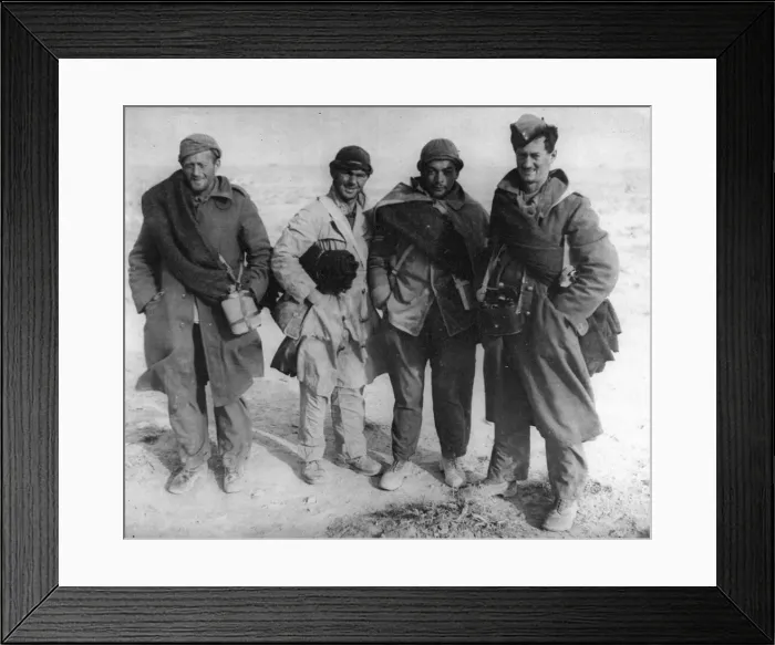 Framed Print : British & Allied Troops, Western Desert campaign, the Desert War Framed Print : British & Allied Troops, Western Desert campaign, the Desert War