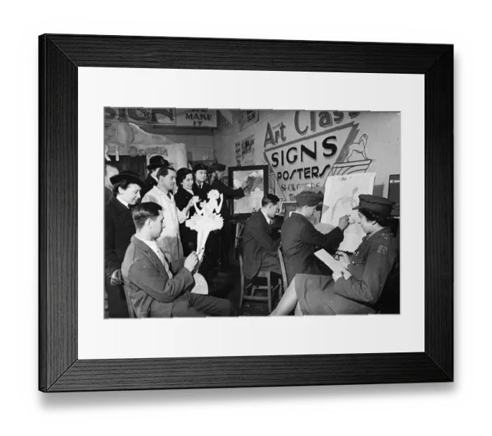 Framed Print : Occupational Therapy held at Mill Hill Emergency Hospital Framed Print : Occupational Therapy held at Mill Hill Emergency Hospital