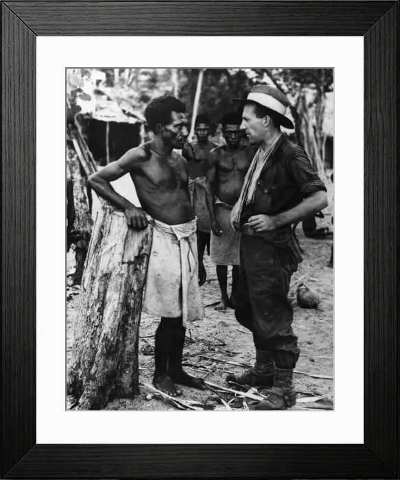 Framed Print : Two men with a single objective - the defeat of the Japanese Framed Print : Two men with a single objective - the defeat of the Japanese
