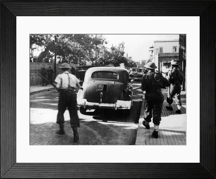 Framed Print : French troops in Lebanon. 12th November 1943 Framed Print : French troops in Lebanon. 12th November 1943