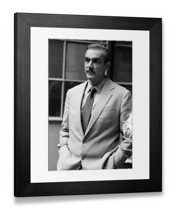 Framed Print : Actor Sean Connery on the set of Cuba'in Cadiz, Spain. 19th December 1978 Framed Print : Actor Sean Connery on the set of Cuba'in Cadiz, Spain. 19th December 1978