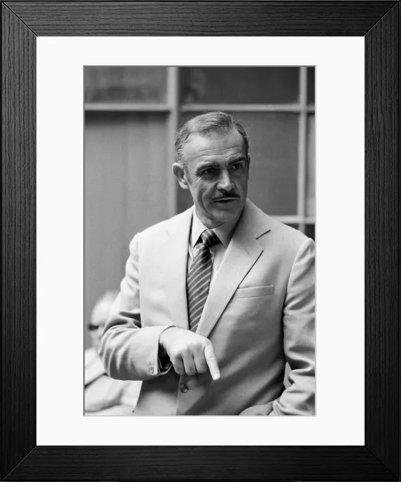 Framed Print : Actor Sean Connery on the set of Cuba'in Cadiz, Spain. 19th December 1978 Framed Print : Actor Sean Connery on the set of Cuba'in Cadiz, Spain. 19th December 1978