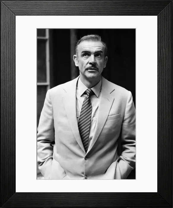Framed Print : Actor Sean Connery on the set of Cuba'in Cadiz, Spain. 19th December 1978 Framed Print : Actor Sean Connery on the set of Cuba'in Cadiz, Spain. 19th December 1978