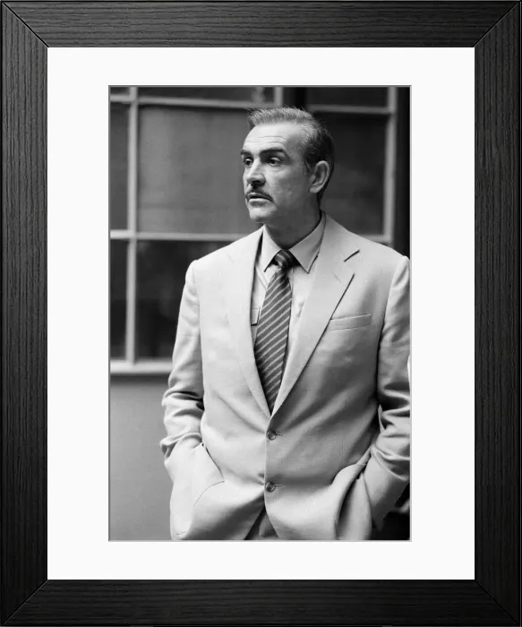 Framed Print : Actor Sean Connery on the set of Cuba'in Cadiz, Spain. 19th December 1978 Framed Print : Actor Sean Connery on the set of Cuba'in Cadiz, Spain. 19th December 1978