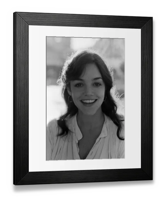 Framed Print : Actress Brooke Adams on the set of Cuba'in Cadiz, Spain. 19th December 1978