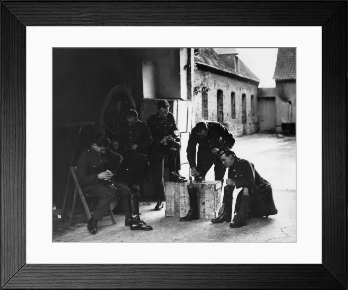 Framed Print : British army batmen of the British Expeditionary Force service in France during Framed Print : British army batmen of the British Expeditionary Force service in France during