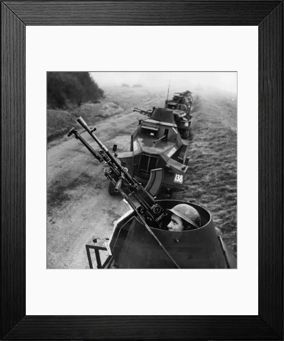 Framed Print : The Reconnaissance Corps, the armed eyes'of the British Army