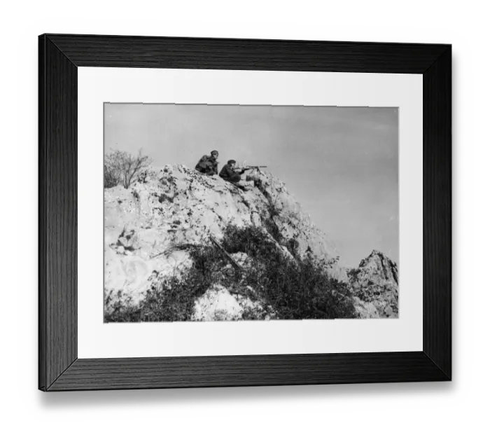 Framed Print : German army retreat in Montenegro during the Second World War Framed Print : German army retreat in Montenegro during the Second World War