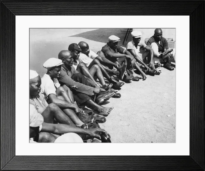Framed Print : Nigerian Sappers for the Royal West African Frontier Force Framed Print : Nigerian Sappers for the Royal West African Frontier Force