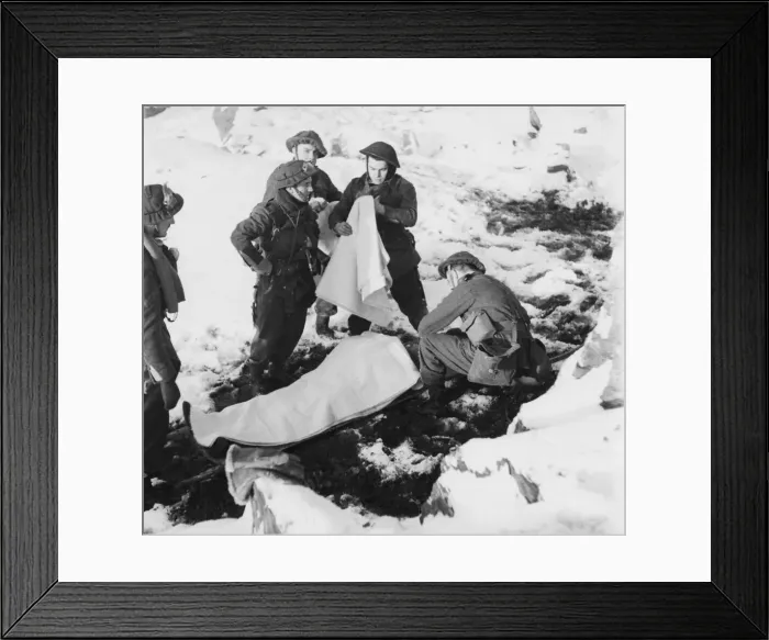 Framed Print : Allied forces raid the German island garrisons of Norway Framed Print : Allied forces raid the German island garrisons of Norway
