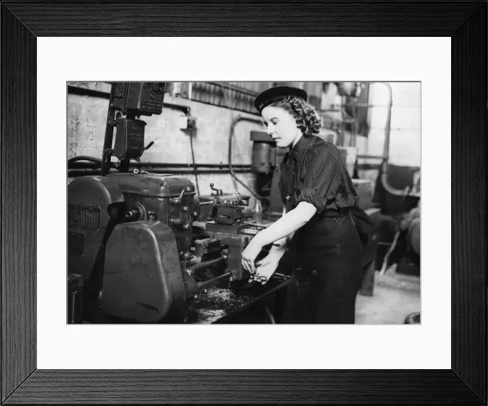 Framed Print : Women of the WRNS doing skilled jobs such as carpenters Framed Print : Women of the WRNS doing skilled jobs such as carpenters