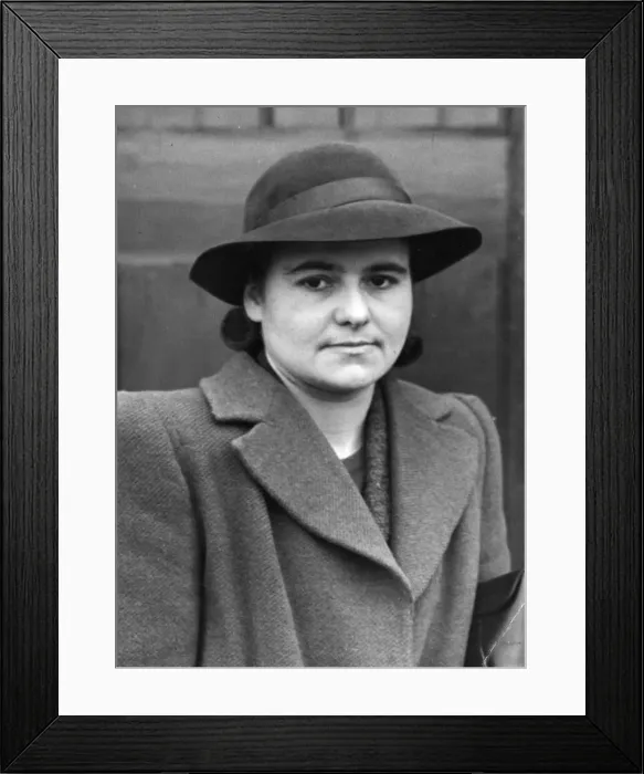 Framed Print : Court Martial at St Neots - Cambridgeshire. Picture shows Mrs Mary Harvey Framed Print : Court Martial at St Neots - Cambridgeshire. Picture shows Mrs Mary Harvey
