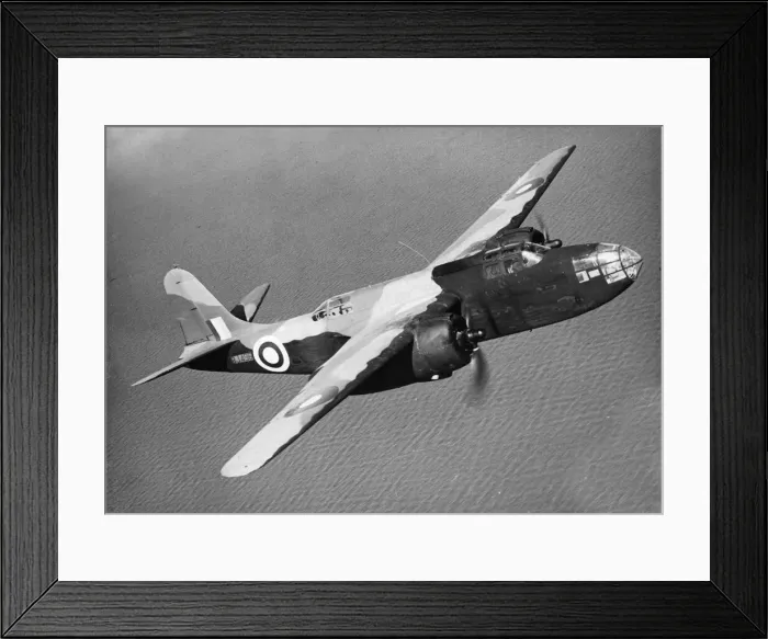 Framed Print : Havoc Mark I (Intruder), BJ496, in flight off the Irish coast after conducting Framed Print : Havoc Mark I (Intruder), BJ496, in flight off the Irish coast after conducting