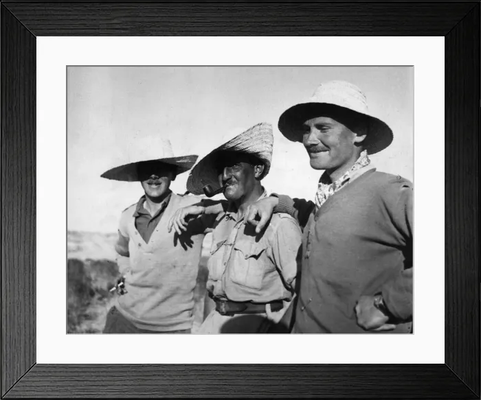 Framed Print : British & Allied Troops, Western Desert campaign, the Desert War Framed Print : British & Allied Troops, Western Desert campaign, the Desert War