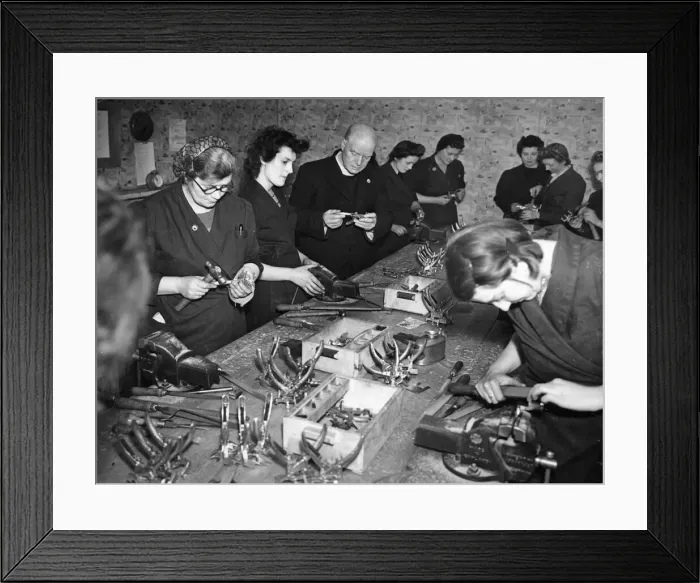 Framed Print : The vicar of Newton - on - Trent, Nottinghamshire, has turned part of his vicarage into a Framed Print : The vicar of Newton - on - Trent, Nottinghamshire, has turned part of his vicarage into a