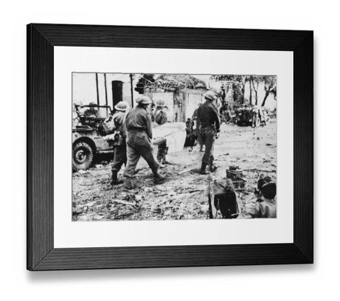 Framed Print : The Battle of Ortona was a battle fought between two battalions of elite German Framed Print : The Battle of Ortona was a battle fought between two battalions of elite German