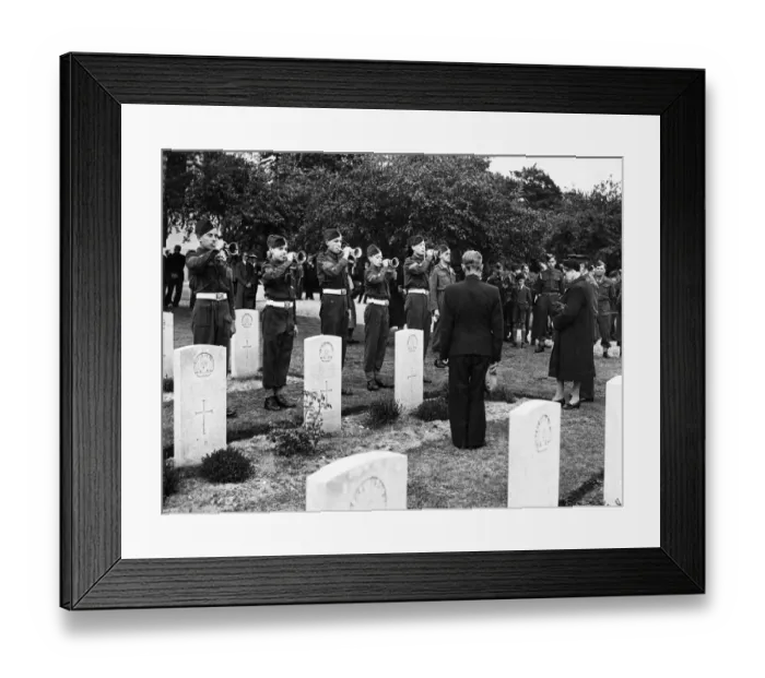 Framed Print : Band of 25 B and C, Woking Cadets, at Brookwood Cemetery Framed Print : Band of 25 B and C, Woking Cadets, at Brookwood Cemetery
