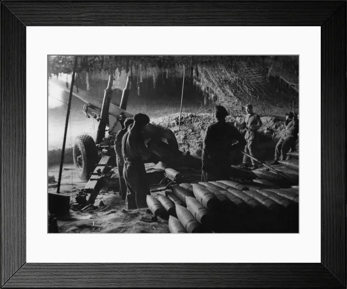 Framed Print : Desperate fighting is taking place in the Valley of the Odon river in Normandy Framed Print : Desperate fighting is taking place in the Valley of the Odon river in Normandy