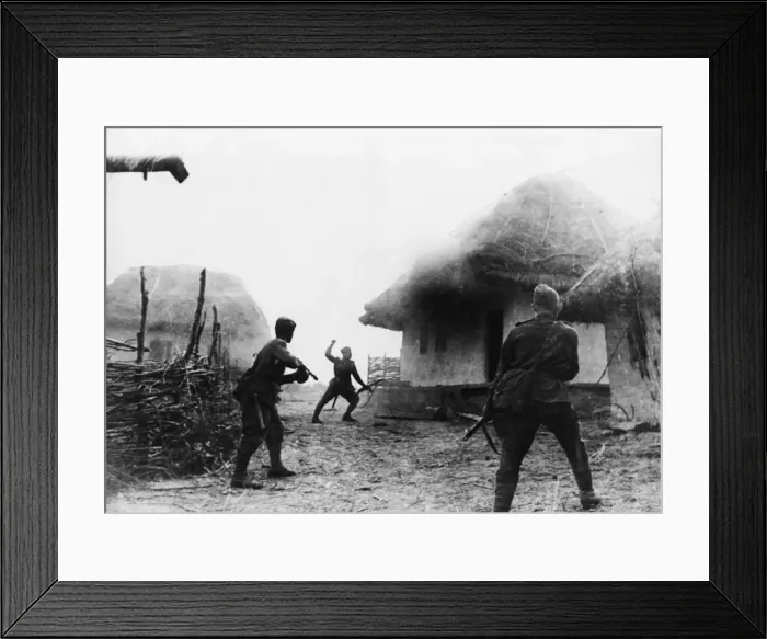 Framed Print : Russians dislodge Germans in Romania. December 3rd 1944