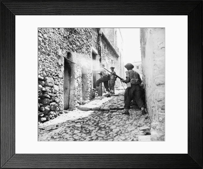 Framed Print : 78th Division in Centuripe. The Sicilian town of Centuripe, North West of Catania Framed Print : 78th Division in Centuripe. The Sicilian town of Centuripe, North West of Catania
