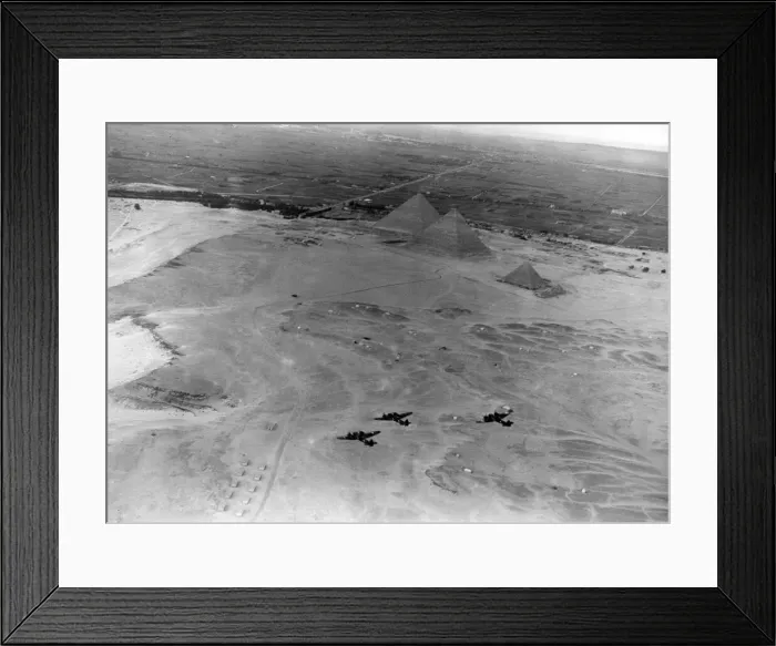 Framed Print : RAF Middle East Command train in Egypt. 1940 Framed Print : RAF Middle East Command train in Egypt. 1940
