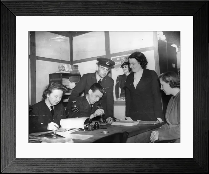 Framed Print : Ladies are volunteering their services to join the WaF Framed Print : Ladies are volunteering their services to join the WaF
