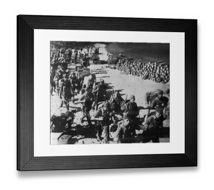 Framed Print : It was announced on September 27th, that Allied seaborne and airborne forces Framed Print : It was announced on September 27th, that Allied seaborne and airborne forces