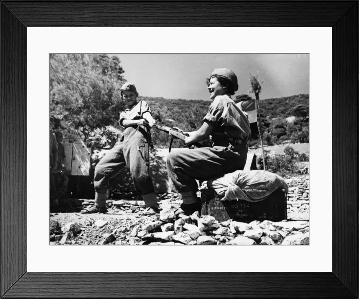 Framed Print : On an island in the Adriatic Sea, within sight of their homeland Framed Print : On an island in the Adriatic Sea, within sight of their homeland