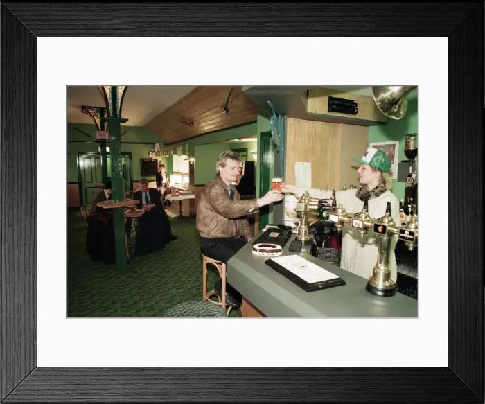 Framed Print : JBs nightspot and restaurant, Damson Parkway, Solihull. 2nd February 1994 Framed Print : JBs nightspot and restaurant, Damson Parkway, Solihull. 2nd February 1994