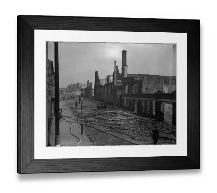 Framed Print : The remains of the Birmingham Food Supply Company factory, Fallows Road, Sparkbrook Framed Print : The remains of the Birmingham Food Supply Company factory, Fallows Road, Sparkbrook