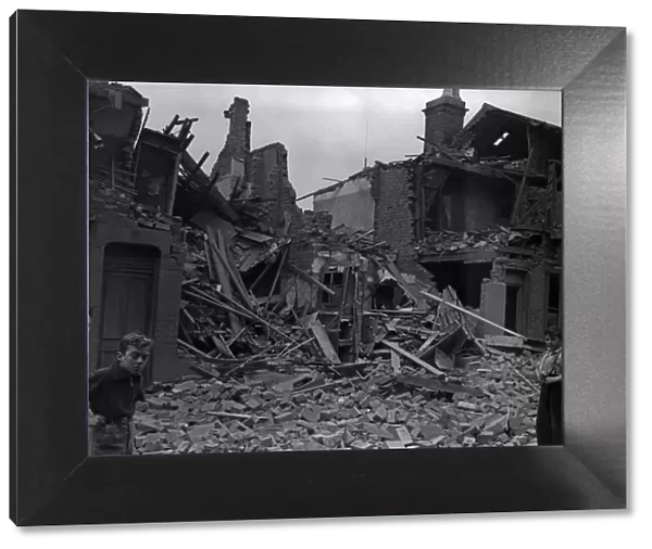 House in Sparkhill, Birmingham, destroyed during a bombing raid on the city