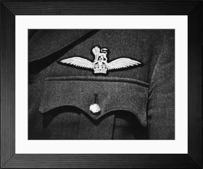 Framed Print : The Army Flying Badge, approved by the King, to be worn on the left breast by qualified Framed Print : The Army Flying Badge, approved by the King, to be worn on the left breast by qualified