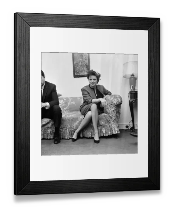 Framed Print : Judy Garland at the Savoy Hotel, London. 30th April 1962