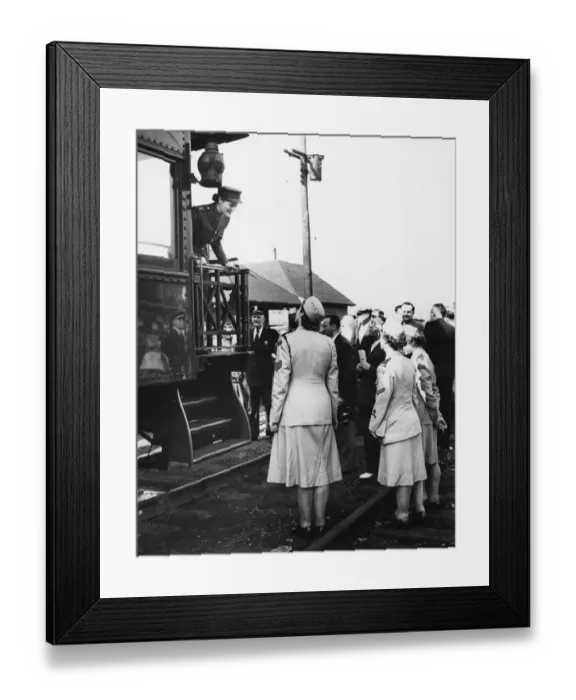 Framed Print : Mary Churchill, daughter of Winston and officer of the ATS Framed Print : Mary Churchill, daughter of Winston and officer of the ATS