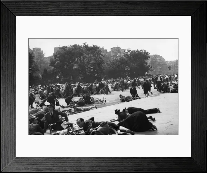 Framed Print : When General Charles D Gaulle, leader of the Free French Forces Framed Print : When General Charles D Gaulle, leader of the Free French Forces