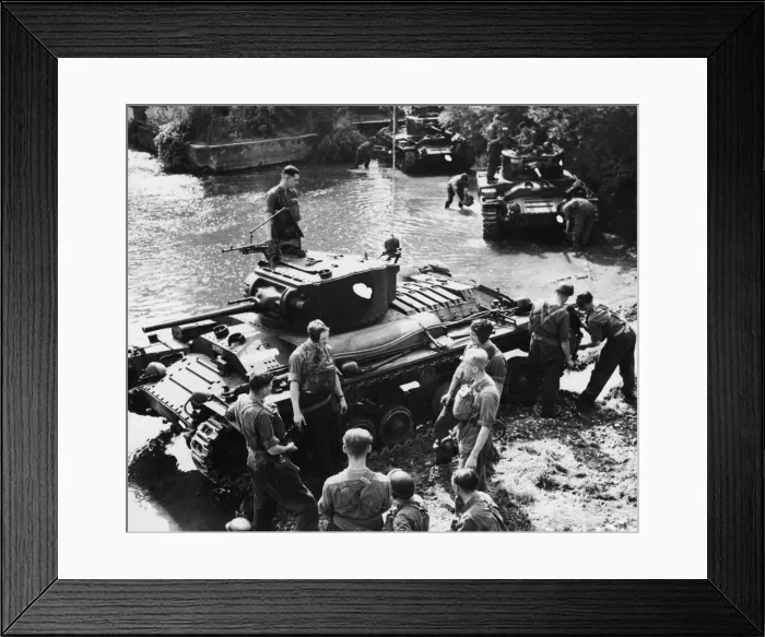 Framed Print : The Tank, Infantry, Mk III, Valentine was an infantry tank produced in the United Kingdom Framed Print : The Tank, Infantry, Mk III, Valentine was an infantry tank produced in the United Kingdom