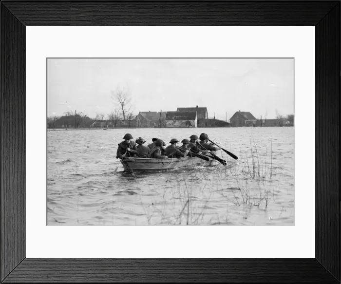 Framed Print : The conditions of living in the Island, the tract of land North of Nijmegen Framed Print : The conditions of living in the Island, the tract of land North of Nijmegen