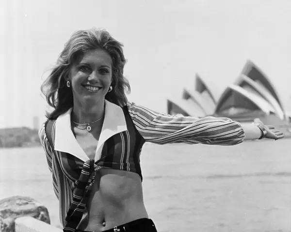 Actress Olivia Newton-John in Sydney, Australia. 3rd November 1973